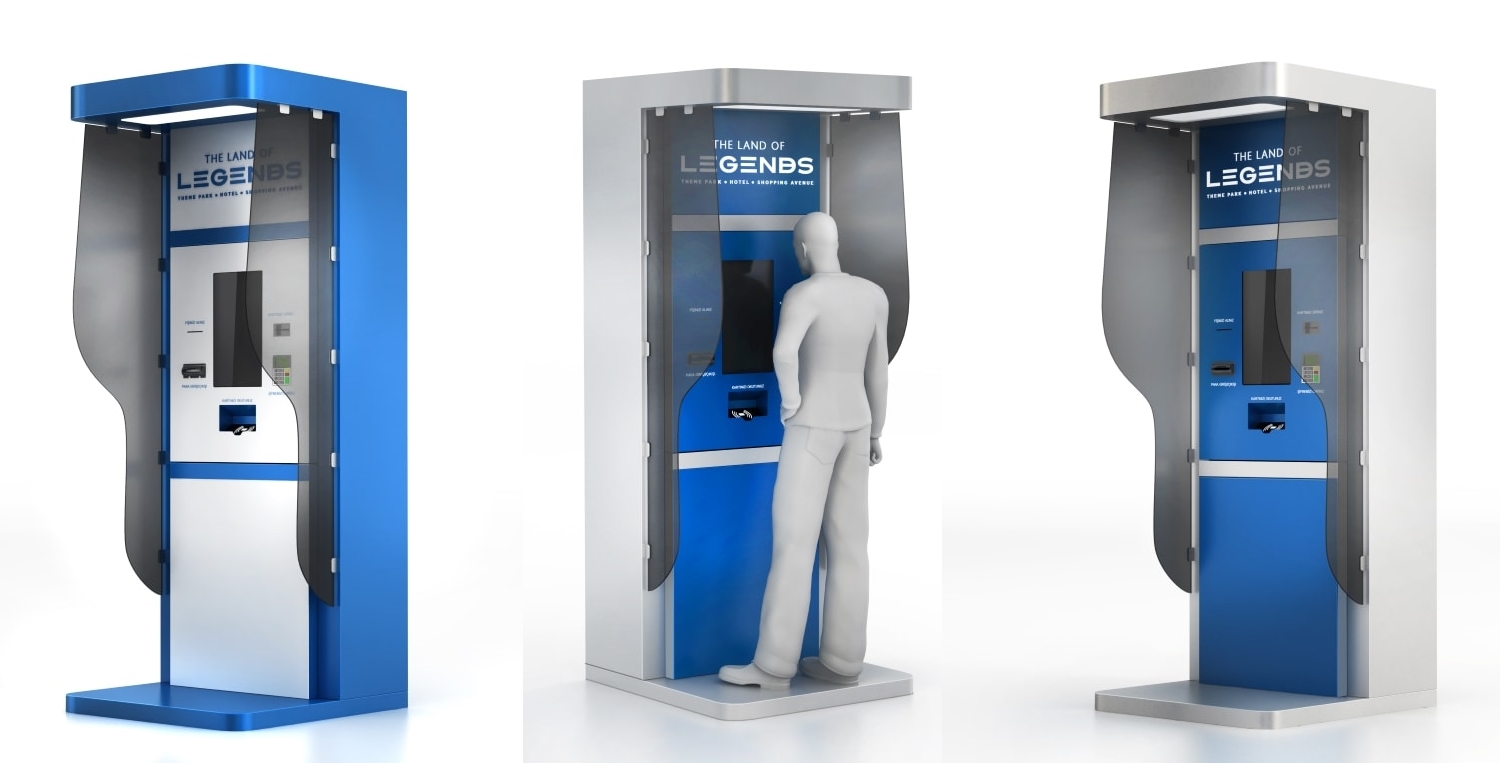 Odematik Payment Kiosk - Touchscreen Interface